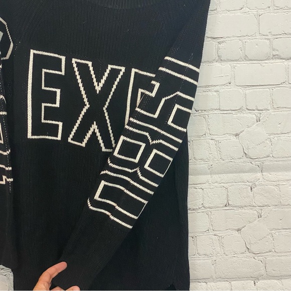 Express black and white logo sweater - Picture 5 of 7